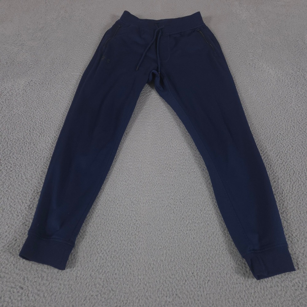 Under Armour Sweatpants Mens Medium Sportstyle Joggers Tapered Knit Zip Pockets